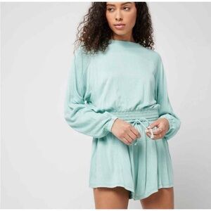 L Space | Light Aqua Lounge Set Romper